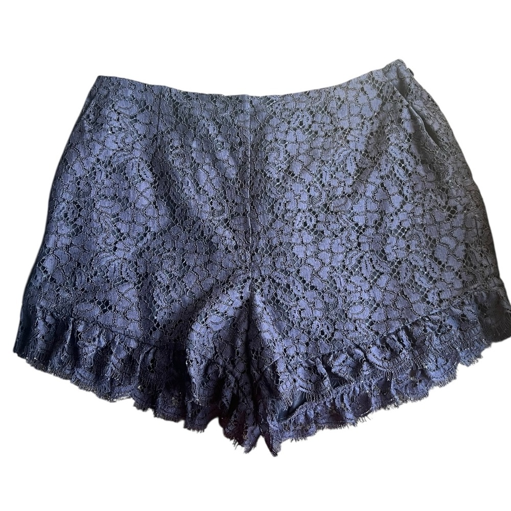 Rachel Zoe Midnight Blue Lace Shorts